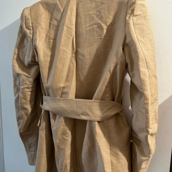 Valentina Shah Camel -Beige Blazer / Jacket Size 4 - Picture 7 of 11